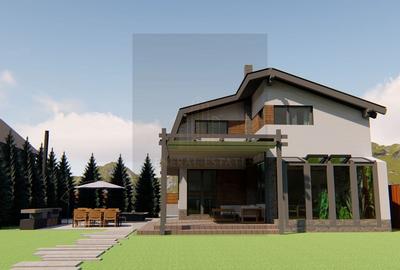 Casa moderna la rosu in Cristian - 2