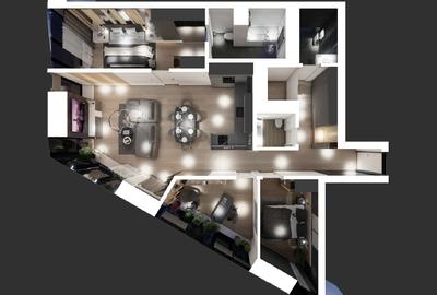 Apartament 4 camere cu vedere panoramica - Barbu Vacarescu - 25