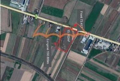 Teren de vanzare intravilan cu autorizatie de const. Iclod-Cluj 15.162/? - 1