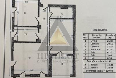 AVIATIEI | APARTAMENT DE VANZARE | 3 camere 130MP Aerogarii - 3