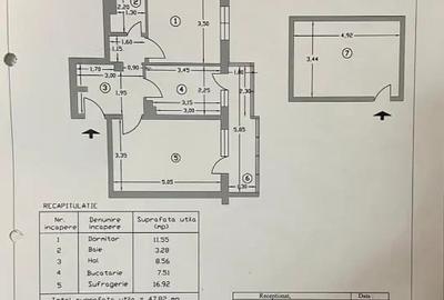 Apartament cu 2 camere decomandat în Ultracentral - 3