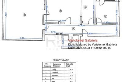 Penthouse cu 2 camere decomandat în Pipera - 12