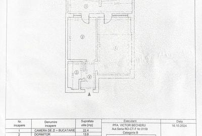 Apartament cu 2 camere în Nord