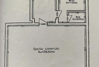 Spațiu comercial, de 85 mp, în Central - 3