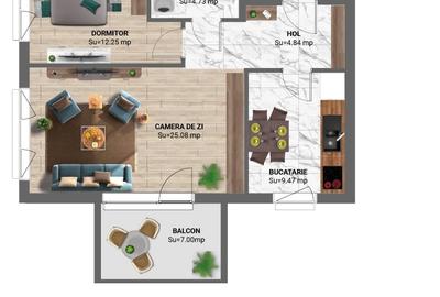 Apartament Baneasa Sector 1 - 3