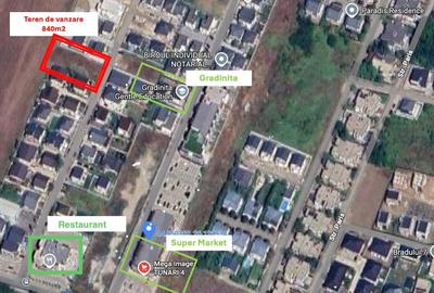Tunari-Otopeni, teren intravilan de vanzare, 850 mp, gaze, electricitate, asfalt - 11