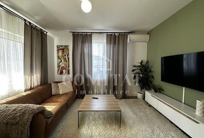 Apartament cu 2 camere semidecomandat, mobilat în Florești
