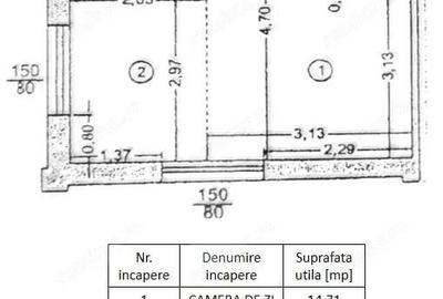 Garsoniera, 27 mp, cu loc de parcare - 1