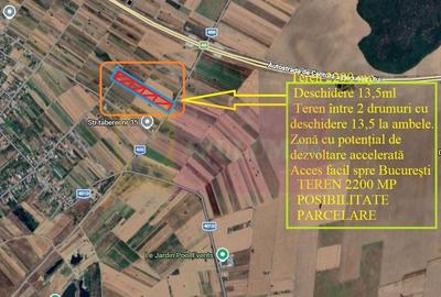 Teren Construcții intravilan de 2200 mp, în Dărăști-Ilfov - 1