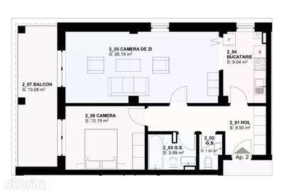 Apartament cu 3 camere în Orașul Vechi - 10