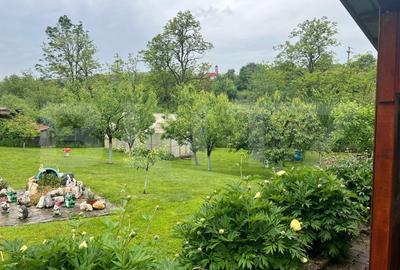 Casa de lemn cu teren generos - 1500 mp in Cerghid, liniste si natura