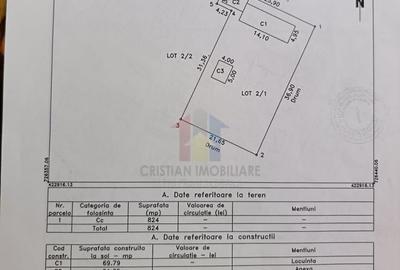 Casa de vacanta, Cazasu cu suprafata generoasa teren 824mp - 2