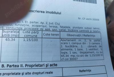 Apartament cu 3 camere decomandat în Central