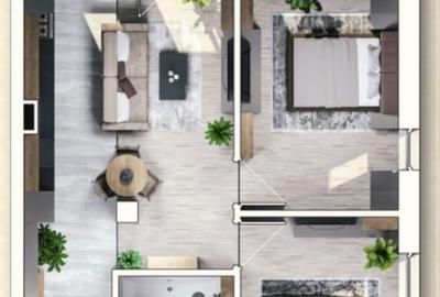 Apartament cu 3 camere în Aeroport - 3