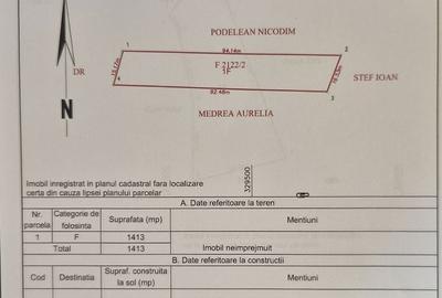 Teren de 1413 mp, în Vețel - 3