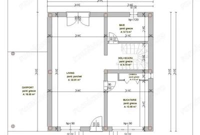 Casa 4 camere 130mp + 500mp teren zona - 2