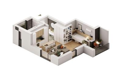 Apartament cu 1,5 camere in zona Confec?ii - 2