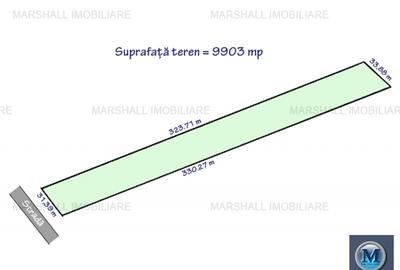 Teren intravilan de vanzare, zona Exterior Sud, 9903 mp #16110 - 3