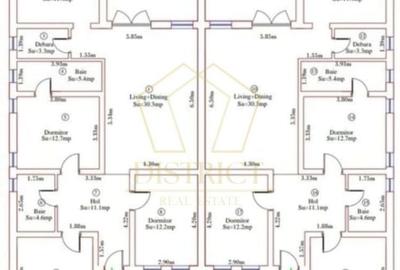 Duplex cu 4 camere si piscina | Cornesti - 5