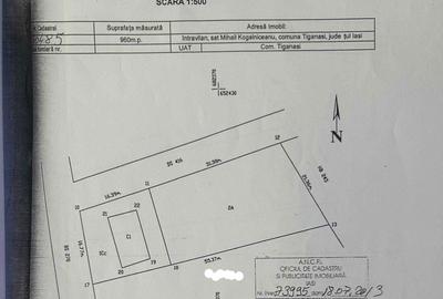 Teren de 960 mp, în Mihail Kogălniceanu