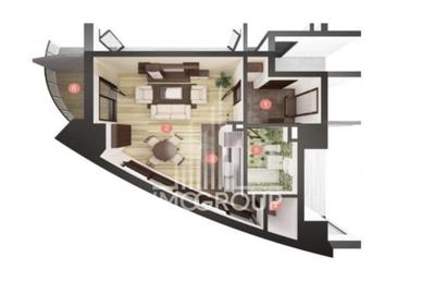 Garsonieră semidecomandată în Mănăștur - 2