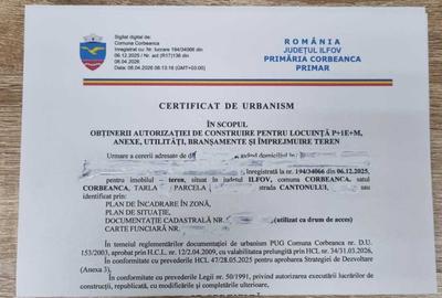 Teren de 1000 mp, în Corbeanca - 3