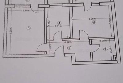 Apartament cu 2 camere decomandat în Apusului