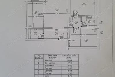 Apartament cu 3 camere semidecomandat în Otopeni - 11