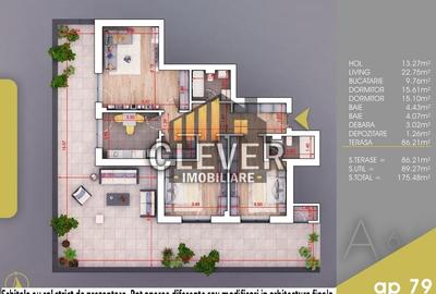 Apartament Finalizat 3 Camere Terasa 86 Mp Parcare BONUS - 1