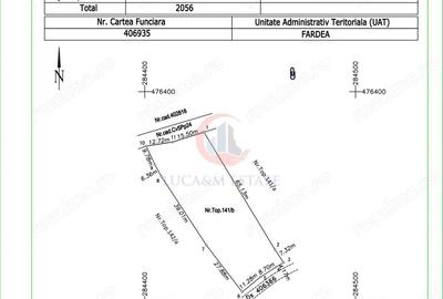 Teren de 2056 mp, în Gladna Română - 1