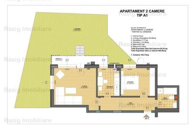 Apartament cu 2 camere decomandat în Ștefăneștii de Jos