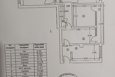 Apartament cu 4 camere semidecomandat în Gorjului - 1
