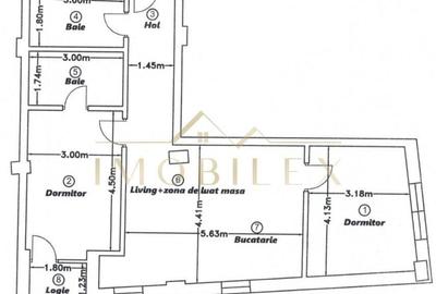 Apartament cu 3 camere în Dâmbul Rotund - 1