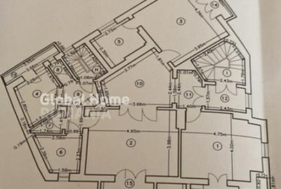 Spatiu birouri - 3 camere | Zona Cismigiu | Et. 2 Cladir - 17