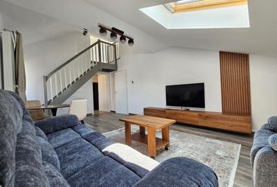 Apartament cu trei camere pe doua niveluri, tip vila, zona Tractorul