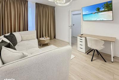 Apartament cu 2 camere semidecomandat, mobilat în 1 Mai