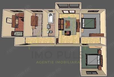 Apartament cu 4 camere decomandat în Circumvalațiunii - 1