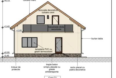 Vila noua, P+M, teren 350 mp - zona Bariera Traian - COMISION 0% - 6