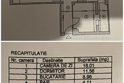 Apartament cu 2 camere decomandat în Exercițiu - 3