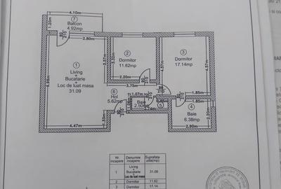 Apartament cu 3 camere semidecomandat, mobilat în Rahova - 9