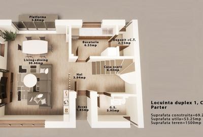 CASE TIP DUPLEX/INDIVIDUALA IN DRUMUL TABEREI LANGA METROU - 2