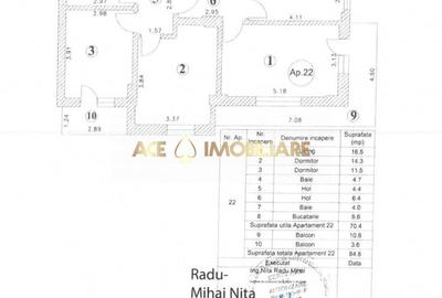 3 Camere | Bragadiru | Centrala Proprie | Loc Parcare | Mobilat | 70mp - 19