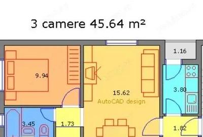 Apartament cu 3 camere semidecomandat, mobilat în Ferentari - 13
