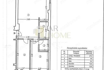 Vanzare apartament 3 camere, zona Cantacuzino - Carol Davila, Ploiesti. - 3
