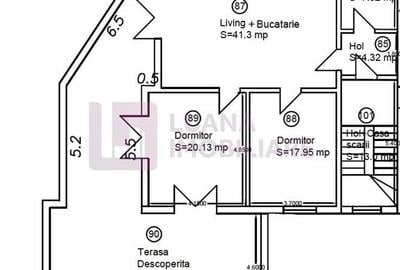 Penthouse 3 camere de vanzare | Arhitectilor | NOU | terasa 70 mp | finisat la c - 7