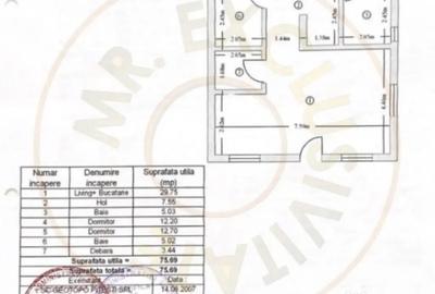 Apartament cu 3 camere decomandat în Geamăna - 14