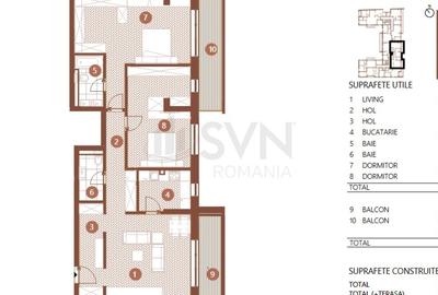 Apartament cu 4 camere decomandat, mobilat în Barbu Văcărescu - 11