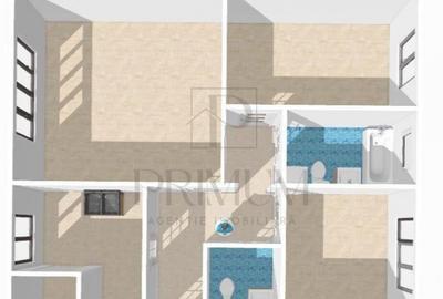 COMPLEXUL STUDENTESC - PARTER INALT - 3 camere - 2 bai -DECO - 2