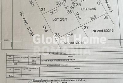 Teren Construcții intravilan de 495 mp, în Corbeanca - 8