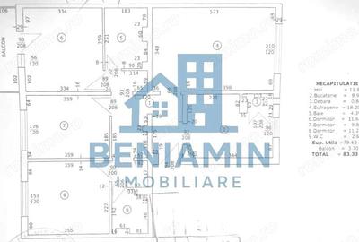 Apartament 4 camere decomandat centrala 83mp renovat etaj 1 Craiovita - 2